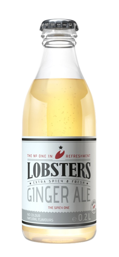 Bottle of ginger ale by Lobsters