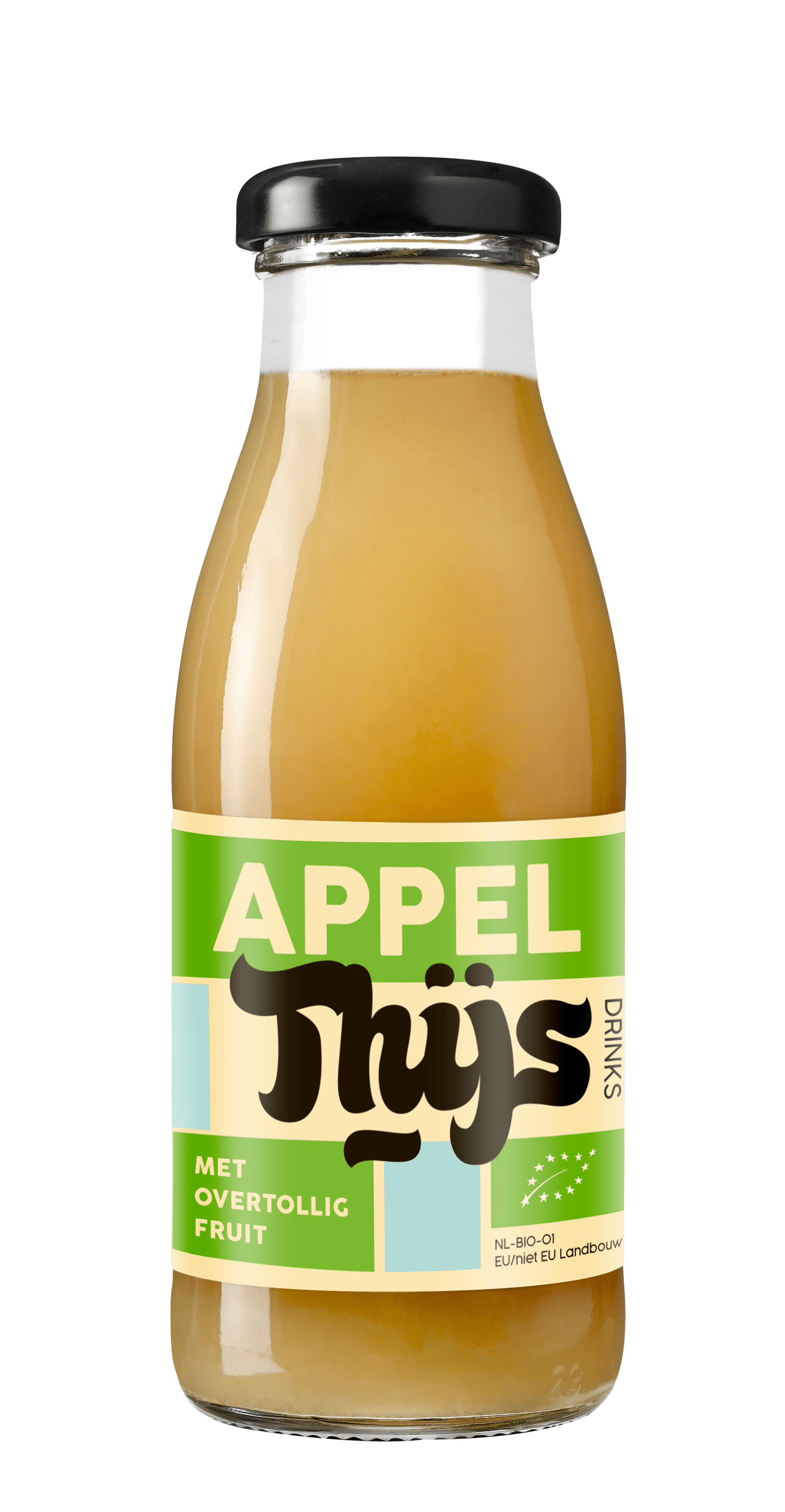 Bottle of apple juice by THIJS drinks